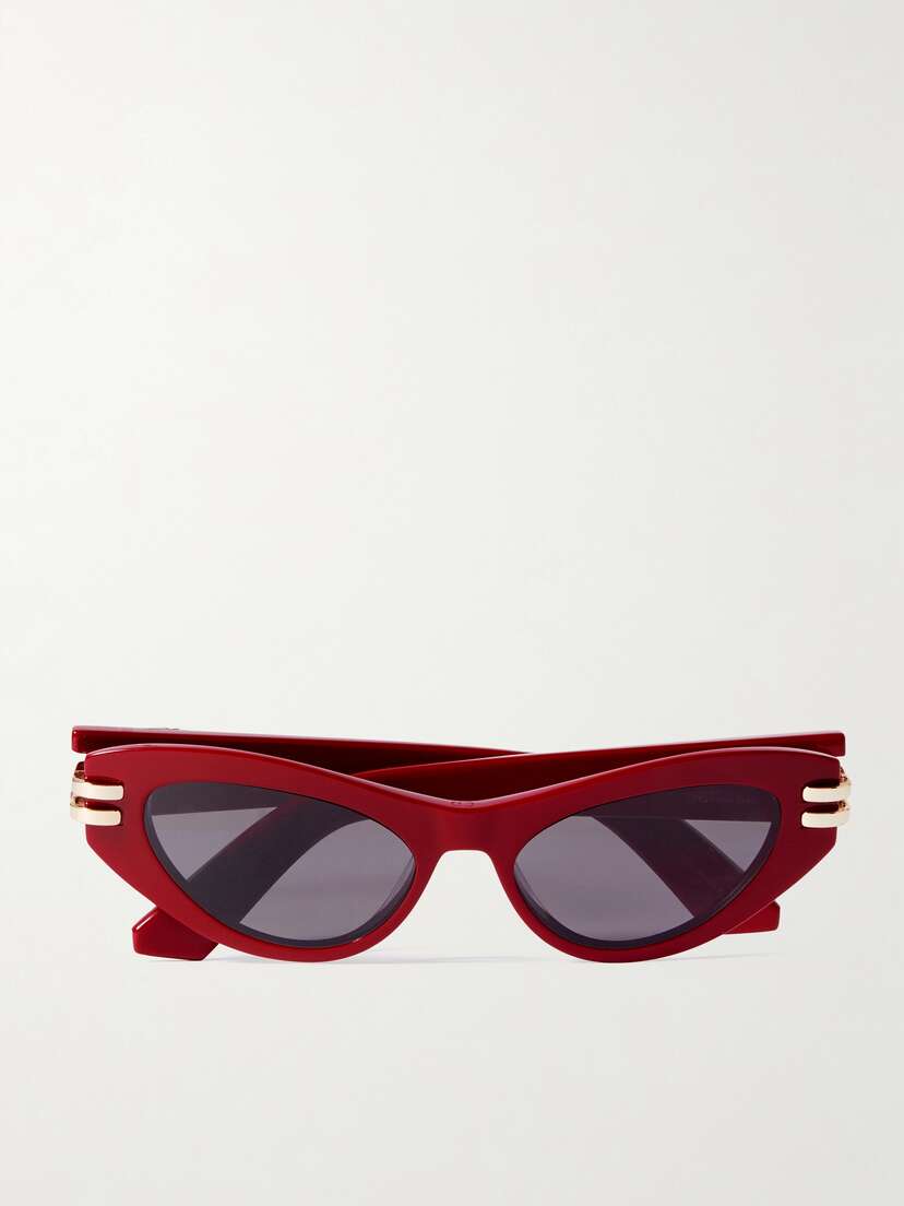DIOR Eyewear Cdior B1u Cat-eye Acetate And Gold-tone Sunglasses