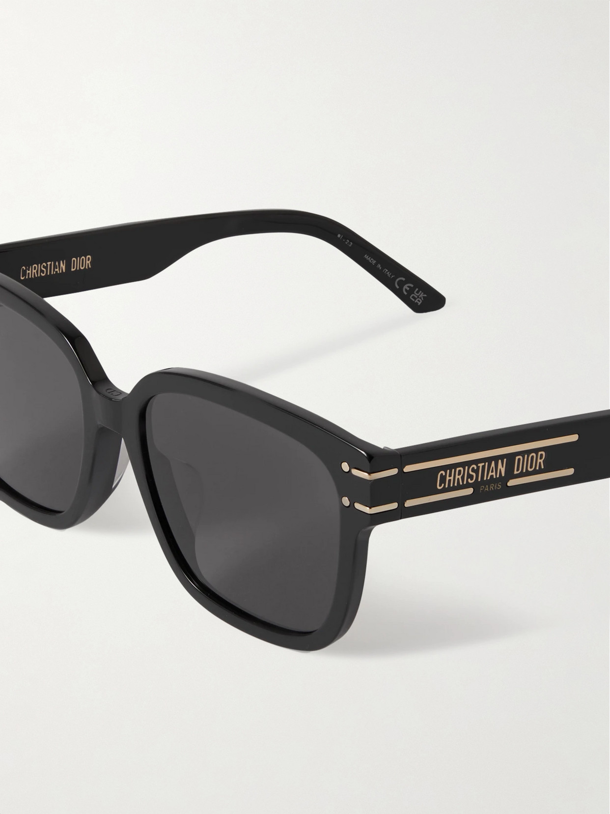 DIOR DIORSIGNATURE S7F SQUARE-FRAME ACETATE SUNGLASSES