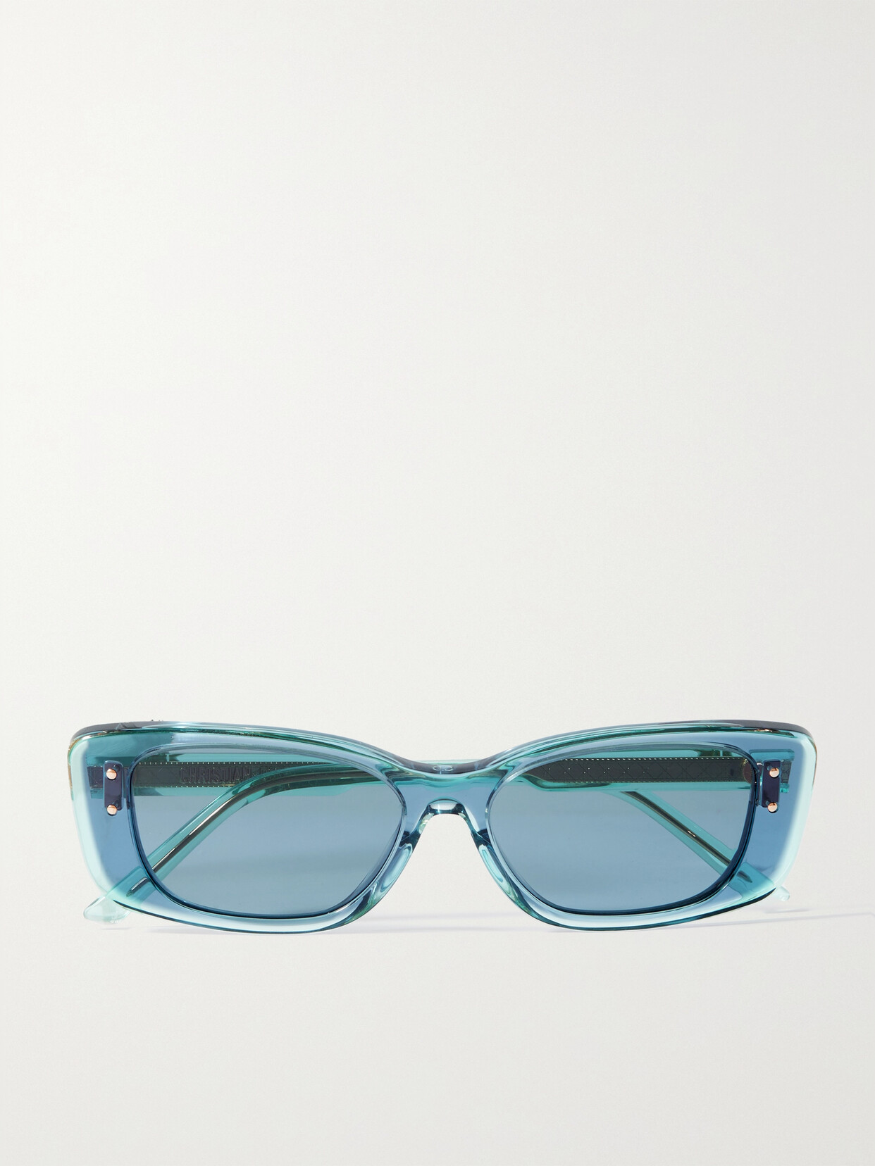 Dior Highlight S21 Rectangle-frame Acetate Sunglasses In Blue