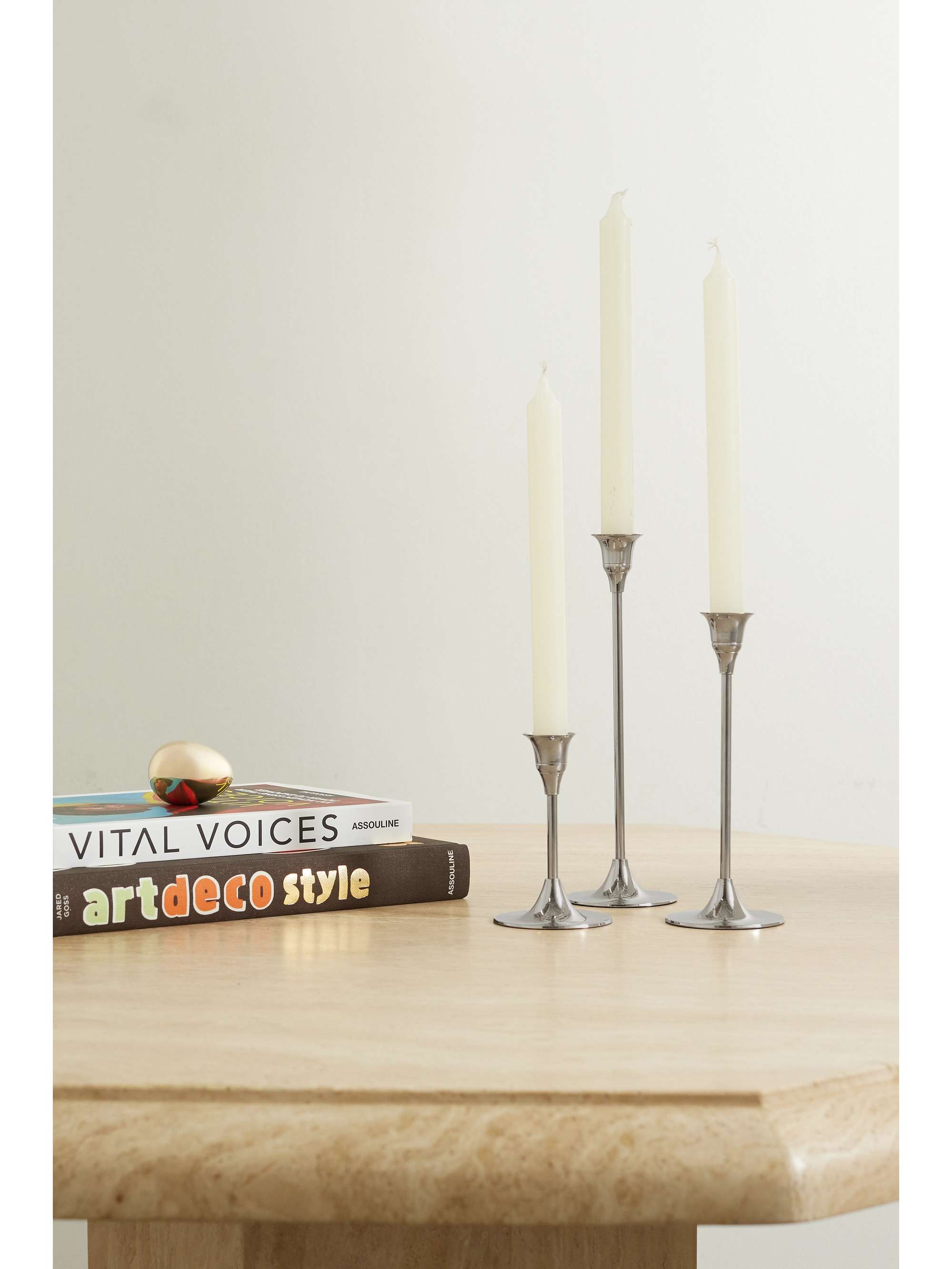 5th Avenue Collection Candle Sticks Hammered Nickel W/Velvet Box 10 inch H main image 0