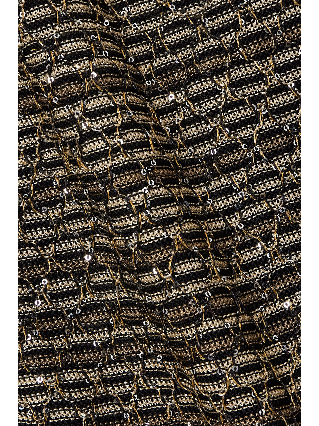 Missoni Sequined Striped Metallic Crochet-knit Cardigan In Multi