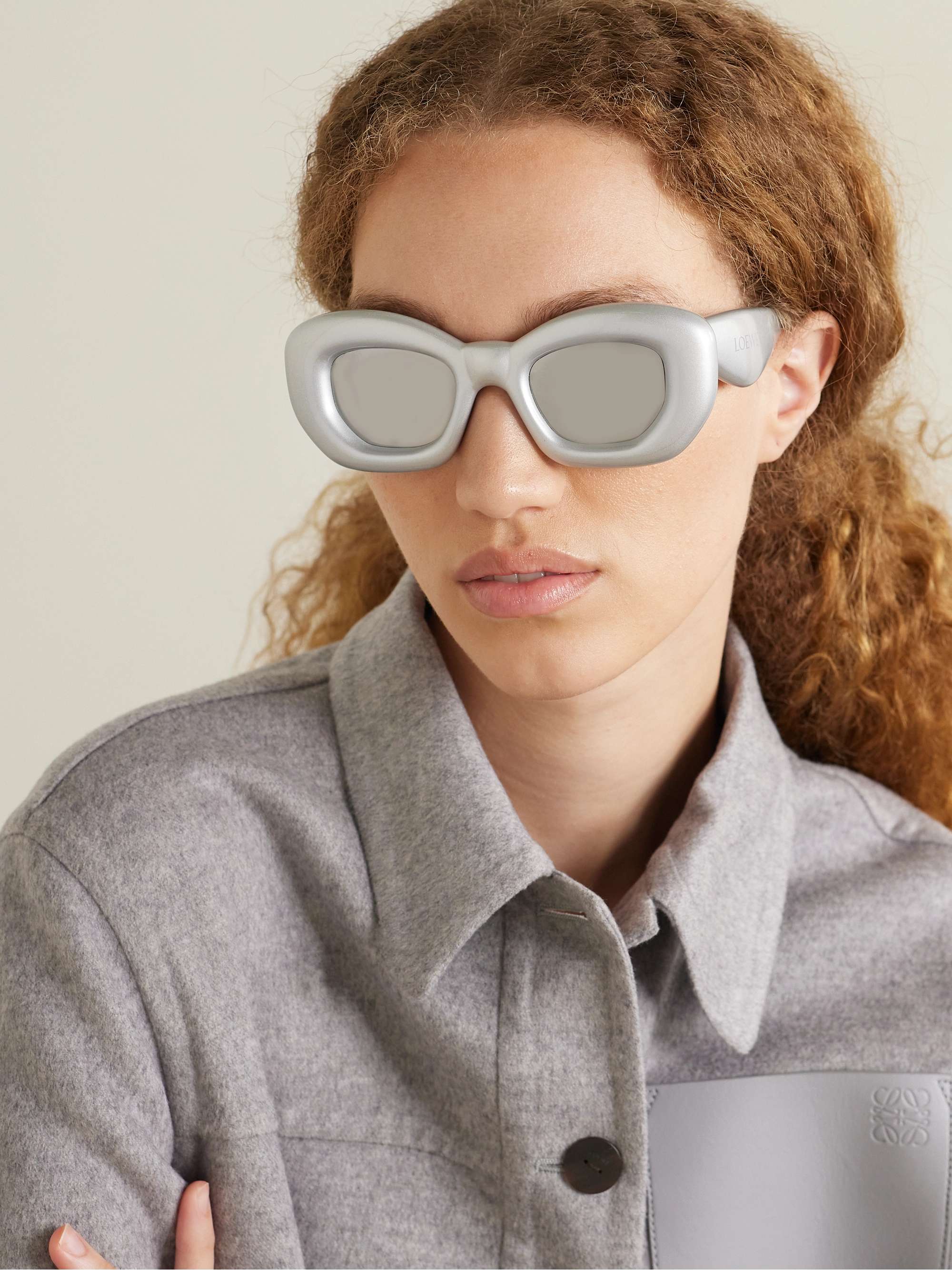Loewe leather best sale sunglasses