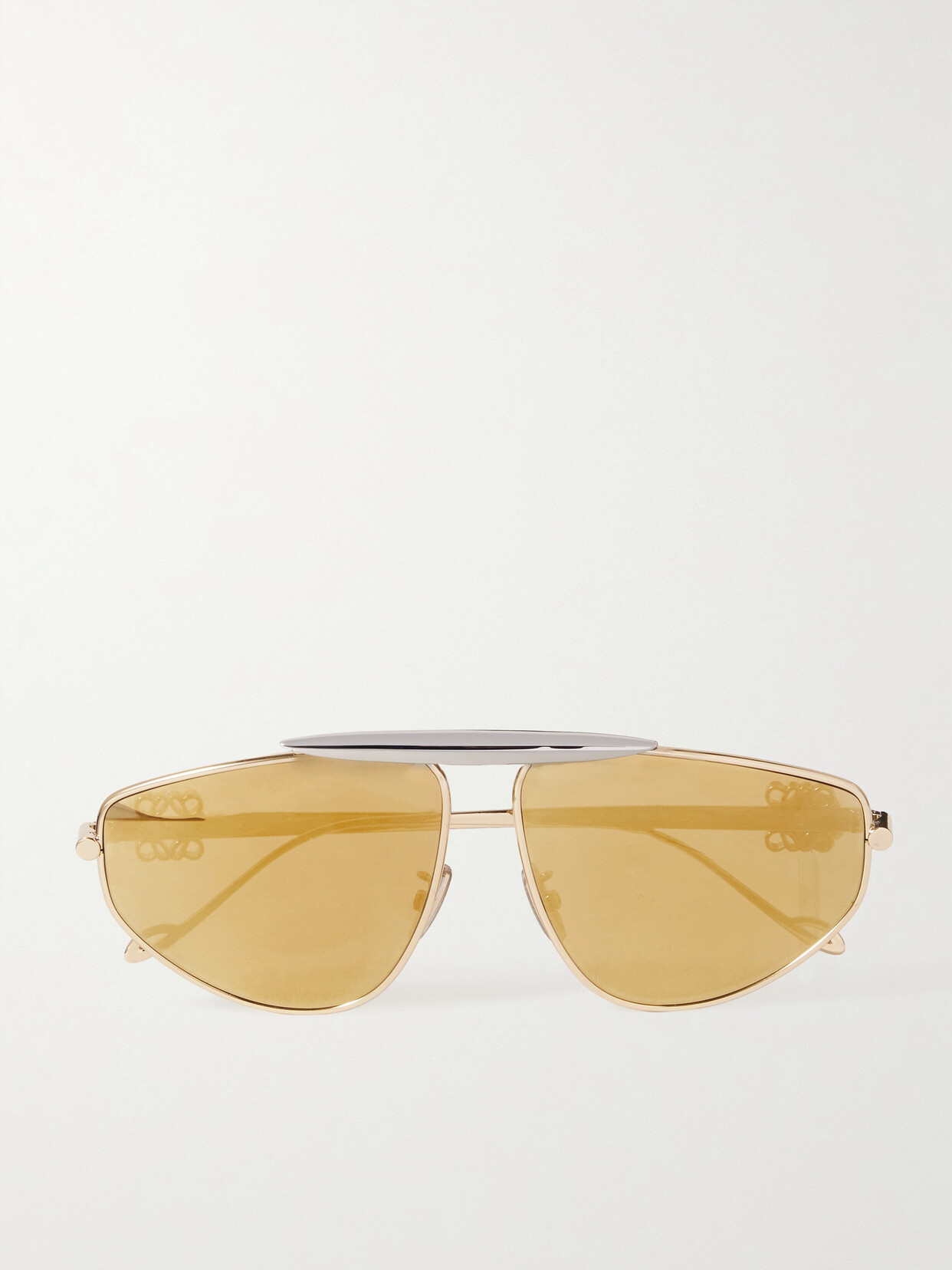 Loewe - Aviator-style Gold And Silver-tone Sungalsses - One size