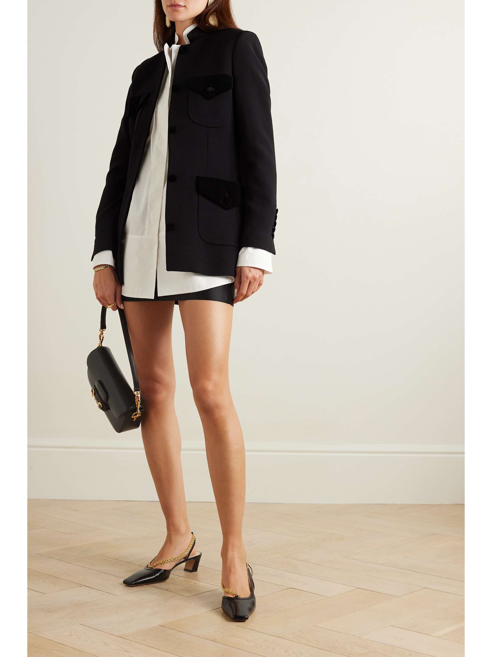 Recycled Wool Peacoat | Theory