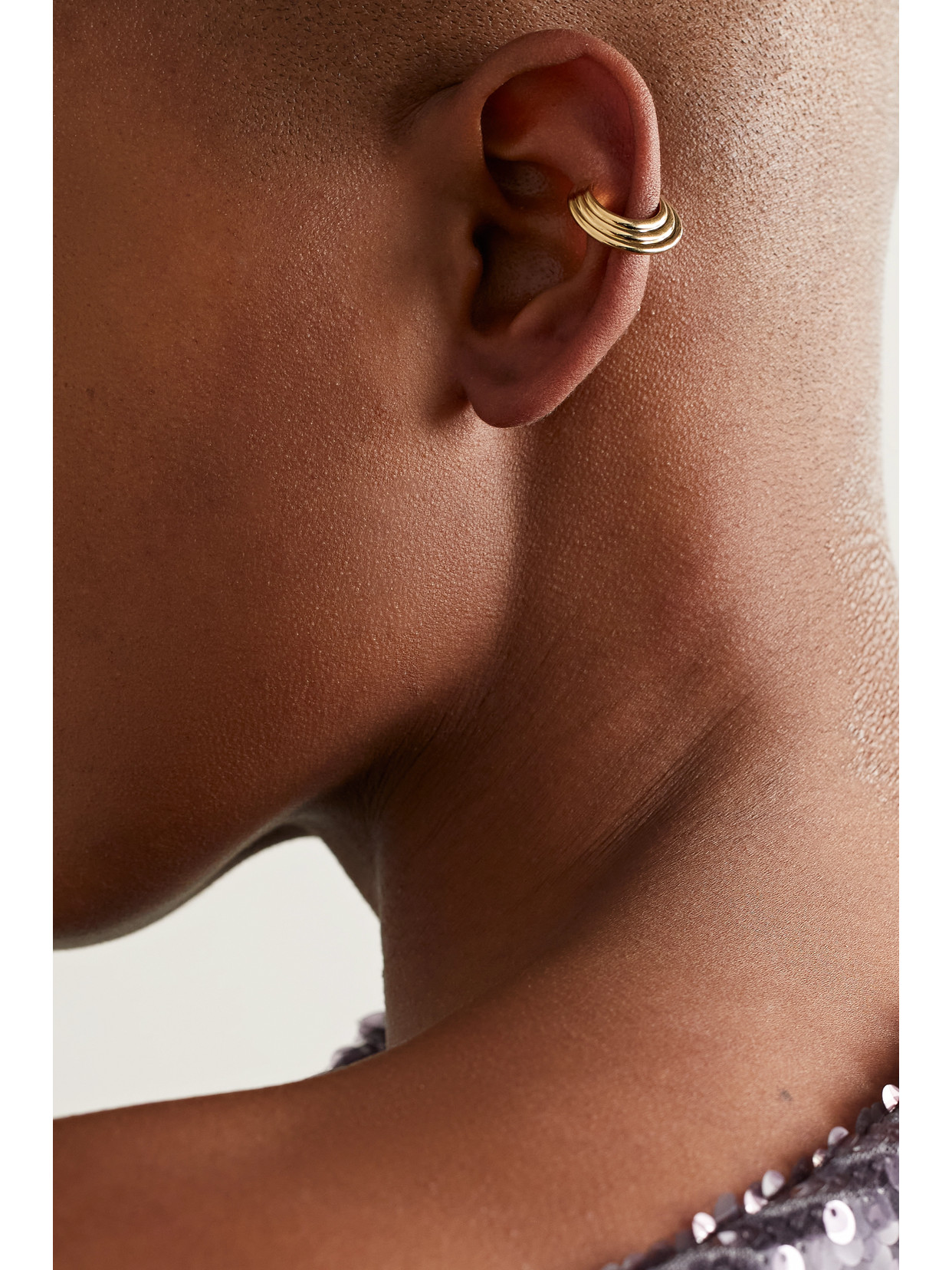 Sorellina Marea 18-karat Gold Ear Cuff In Gold