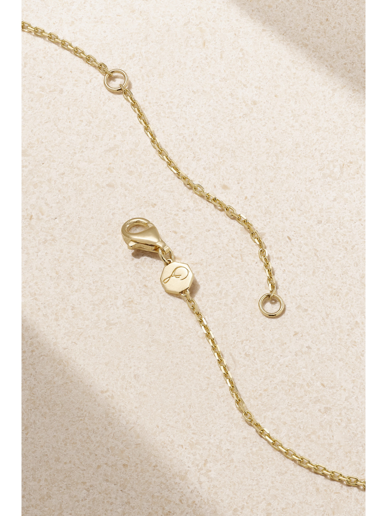 Sorellina Alba 18-karat Gold, Turquoise And Diamond Necklace In Gold