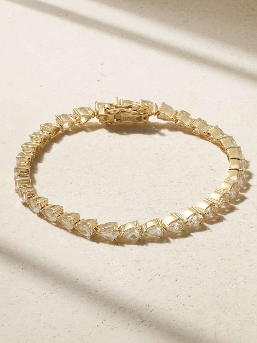 42 SUNS 14-karat Gold Topaz Bracelet