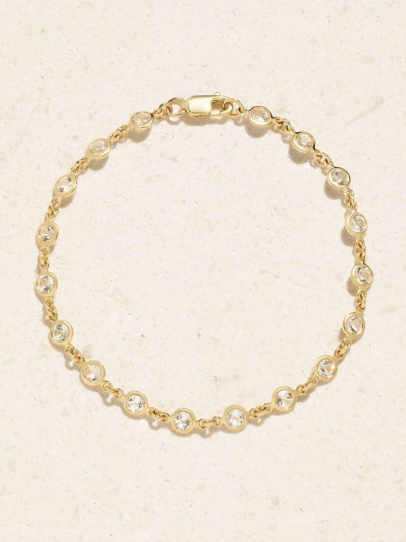 42 SUNS 14-karat Gold Topaz Bracelet