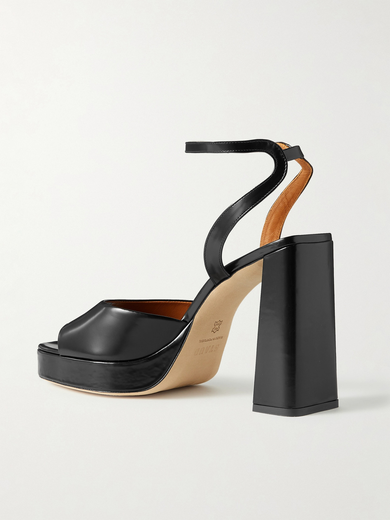 Solange Leather Platform Sandals