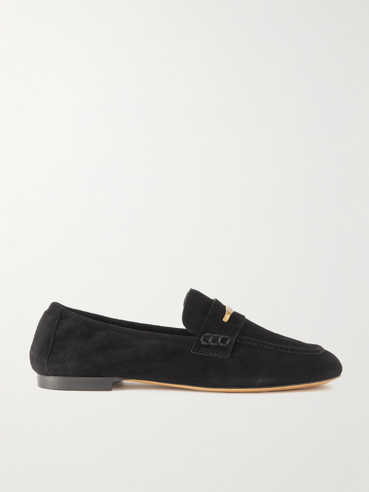 Isabel Marant - Iseri Embellished Suede Loafers - Black