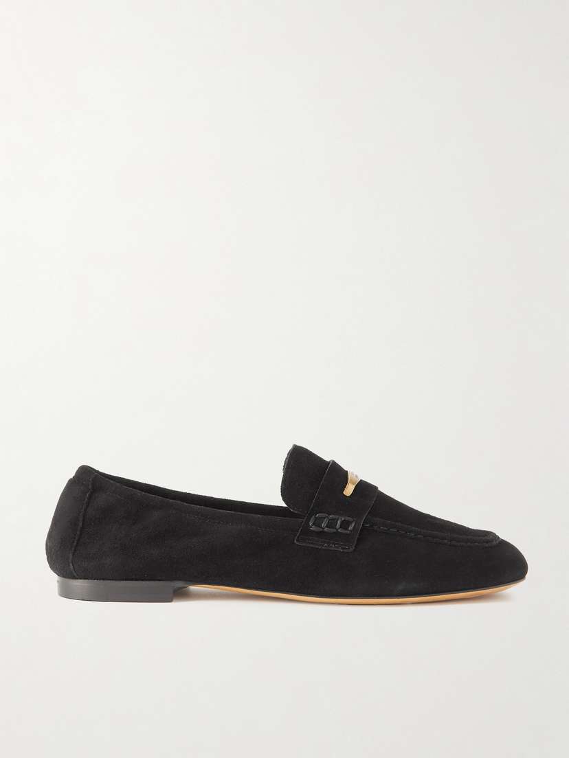 Isabel Marant Iseri Embellished Suede Loafers