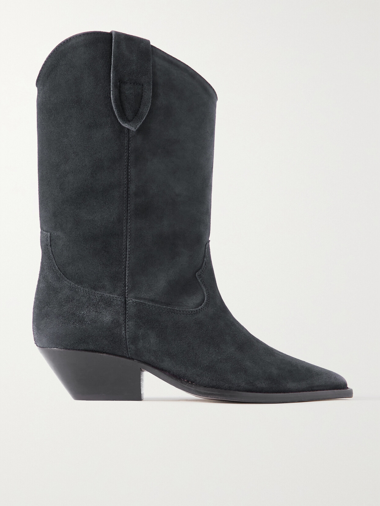 Shop Isabel Marant Duerto Suede Boots In Black