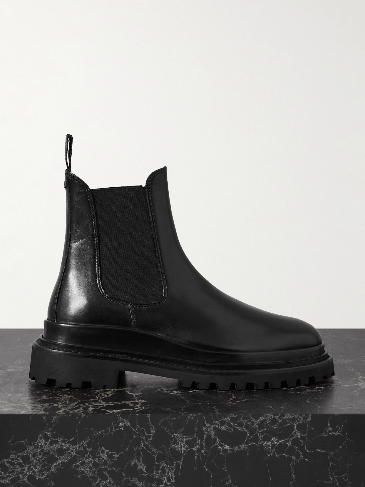 Isabel Marant - Ceilee Leather Chelsea Boots - Black