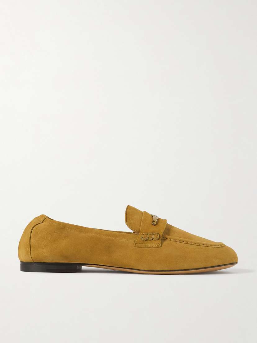 Isabel Marant Iseri Embellished Suede Loafers