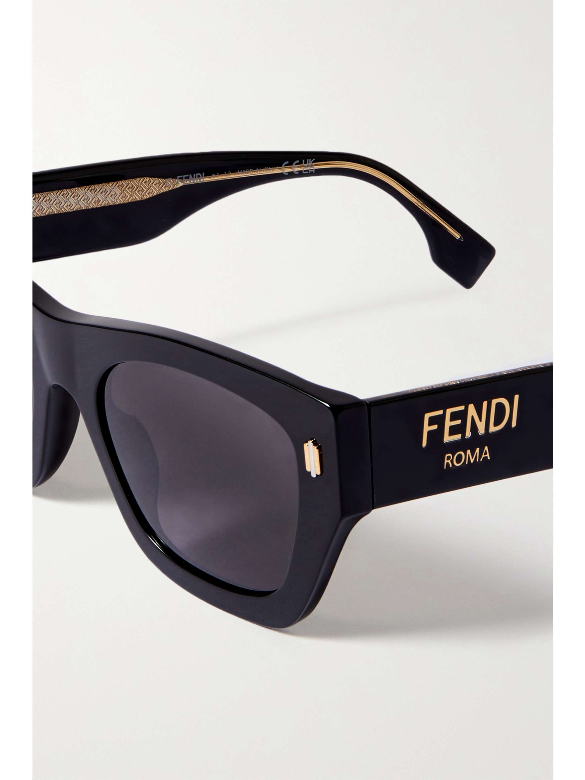 FENDI EYEWEAR Roma D-frame acetate sunglasses | NET-A-PORTER