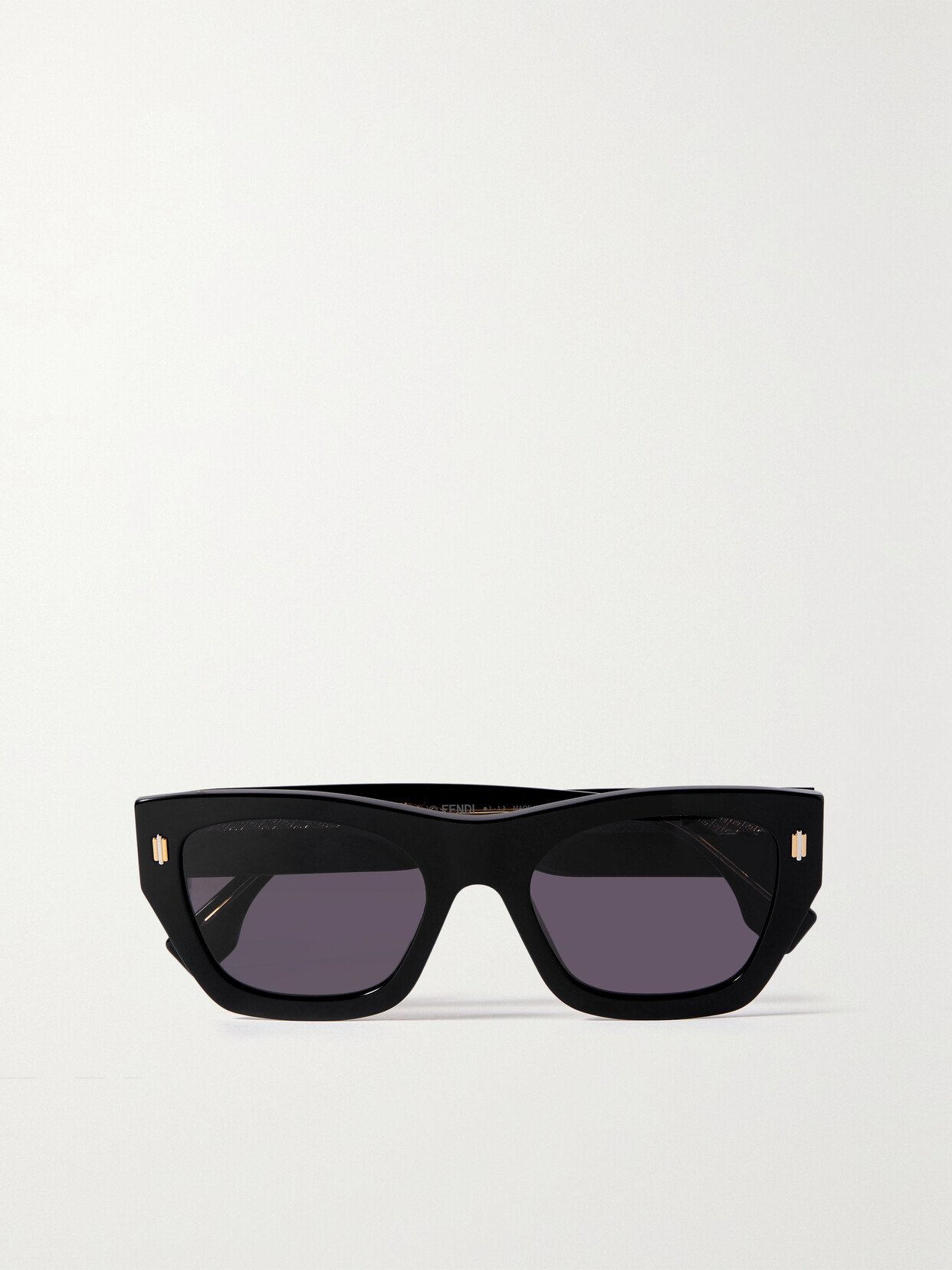 Fendi Roma D-frame Acetate Sunglasses In Black