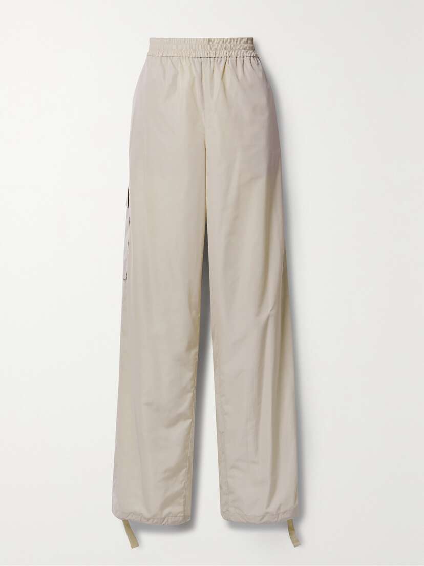 Tibi Shell Wide-leg Pants - x large