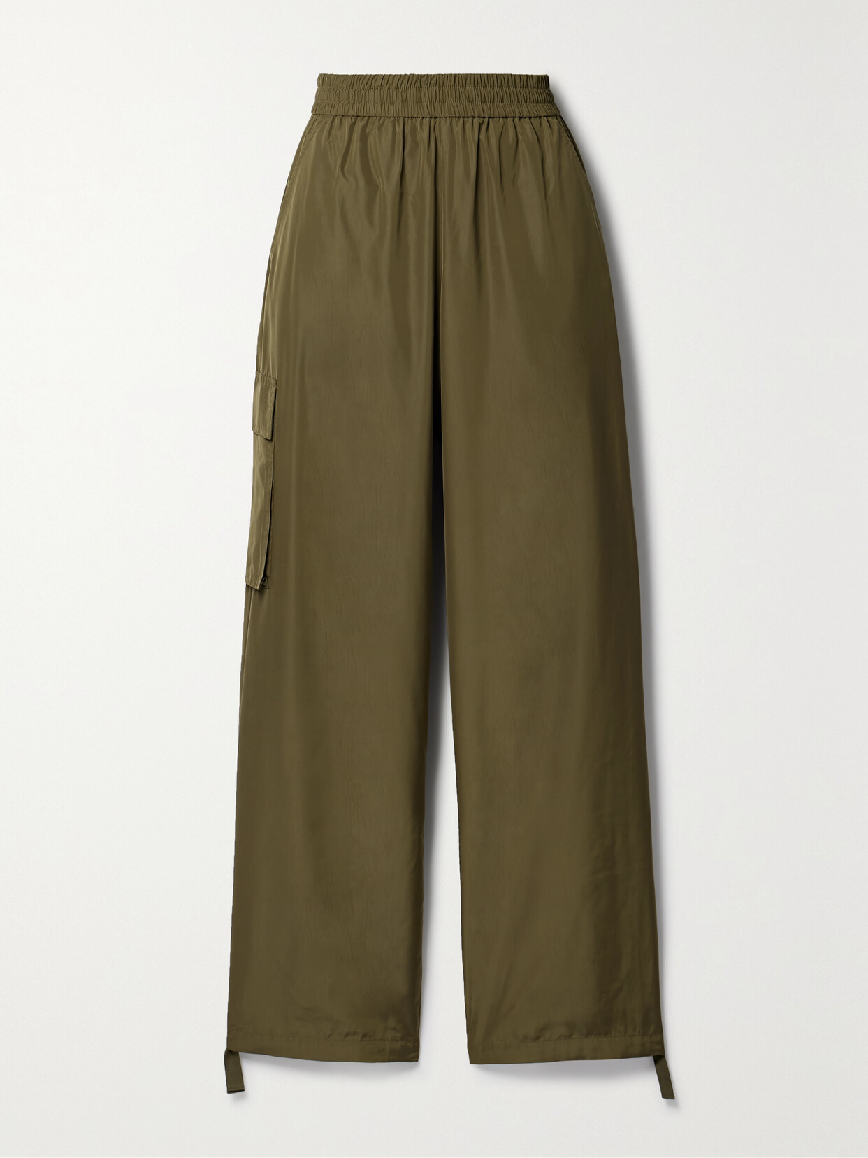 Tibi - Shell Wide-leg Pants - Brown