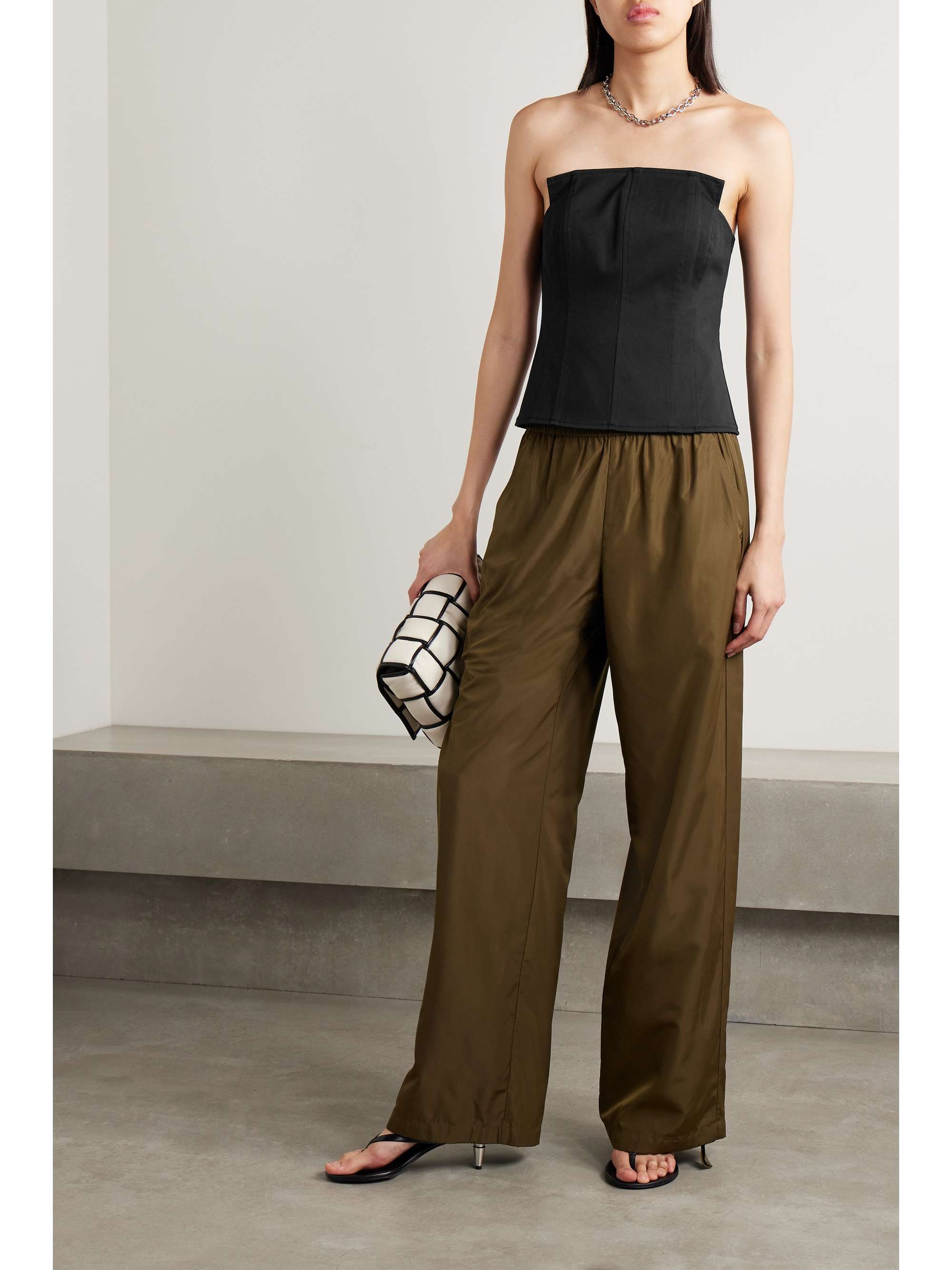 tibi corset top