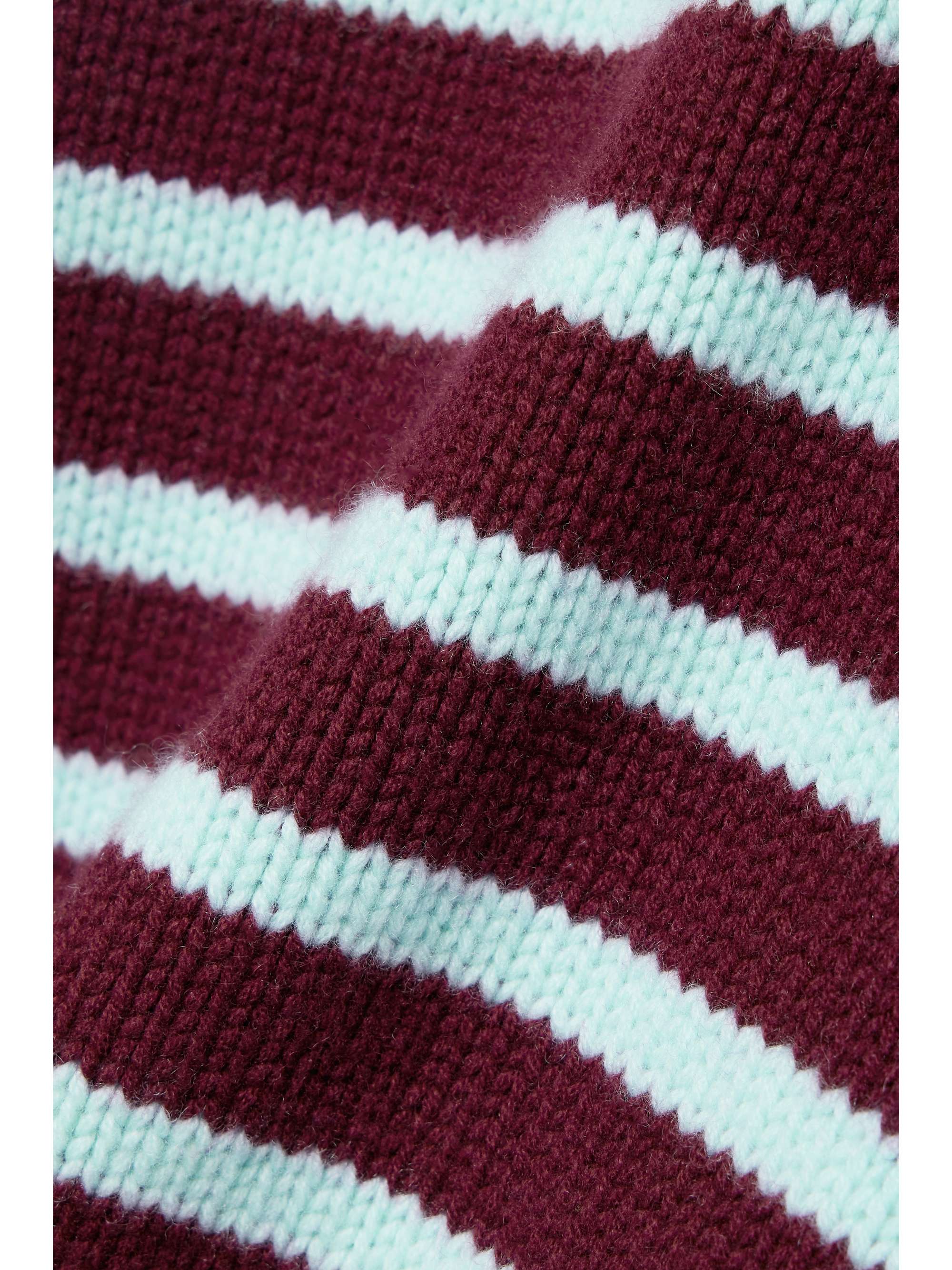 LA LIGNE Marin striped wool and cashmere-blend sweater