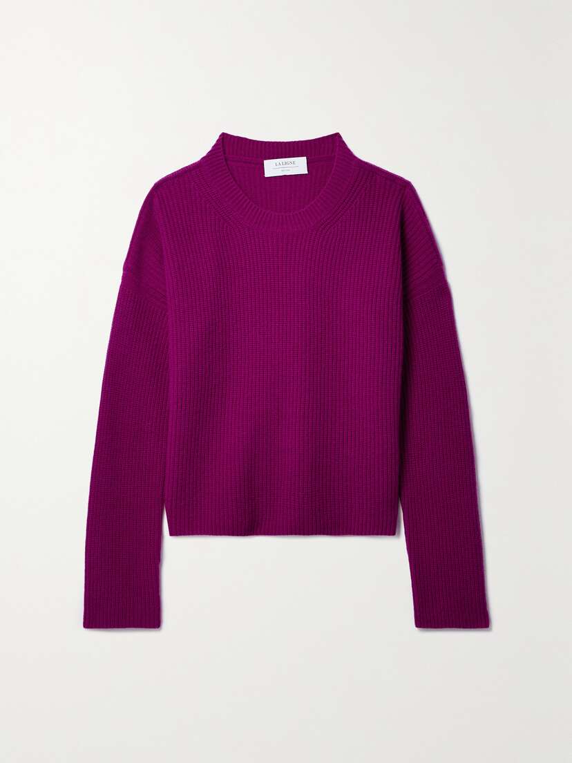 La Ligne Mini Toujours Ribbed Cashmere Sweater