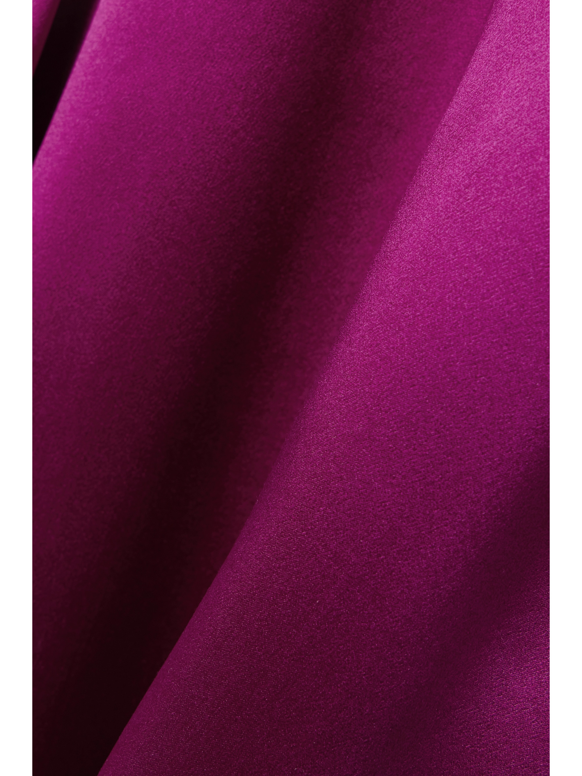 La Ligne Charlotte tie-detailed silk-chiffon and satin midi dress thumbnail
