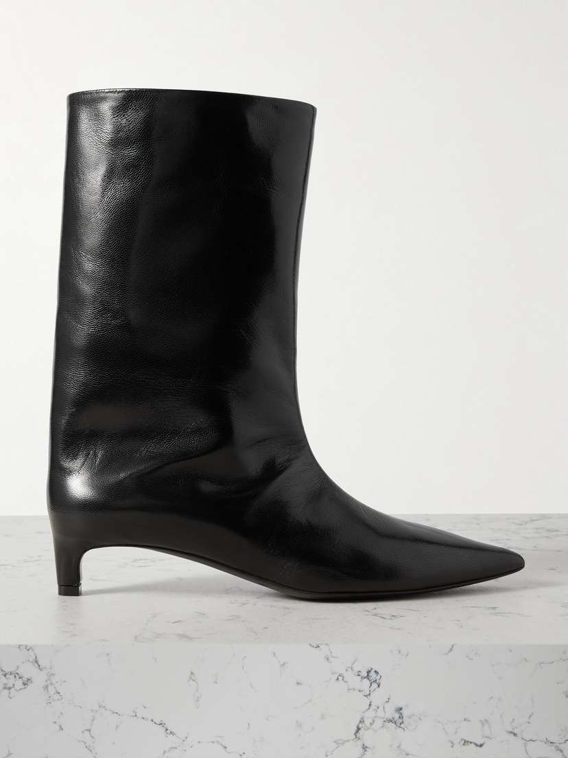 Jil Sander Leather Point-toe Boots
