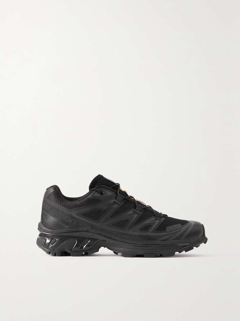 Salomon Xt-6 Rubber-trimmed Mesh Sneakers - UK 9.5