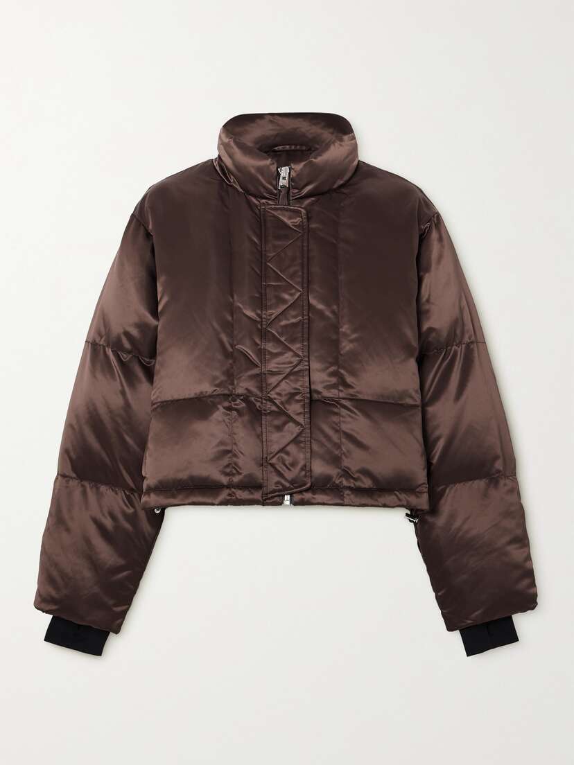 Shoreditch Ski Club Roux Cropped Padded Shell Jacket