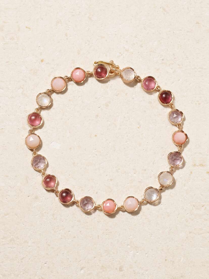 Irene Neuwirth Classic 18-karat Rose Gold Multi-stone Bracelet