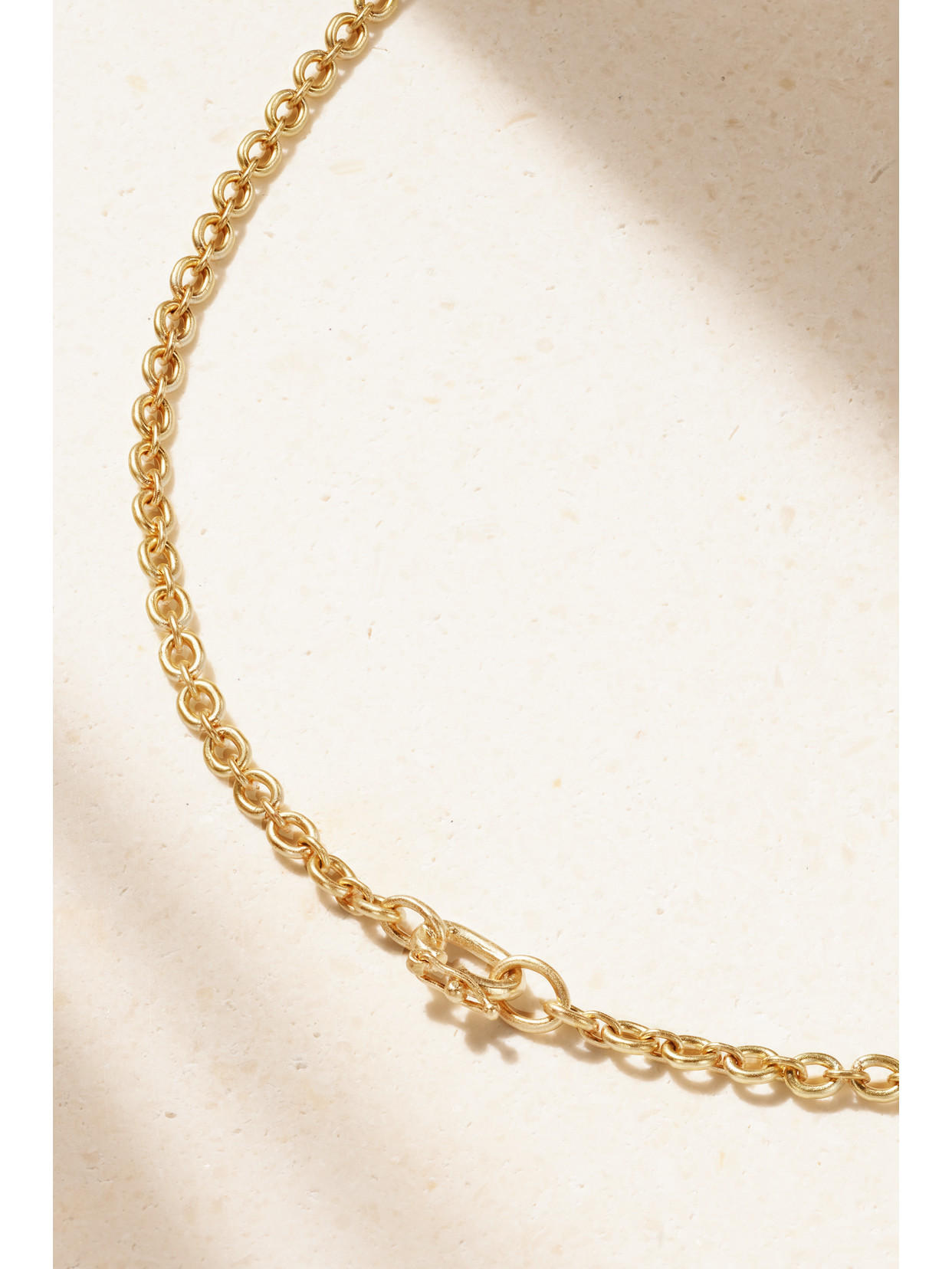 Shop Irene Neuwirth Love 18-karat Gold Beryl Necklace In Unknown