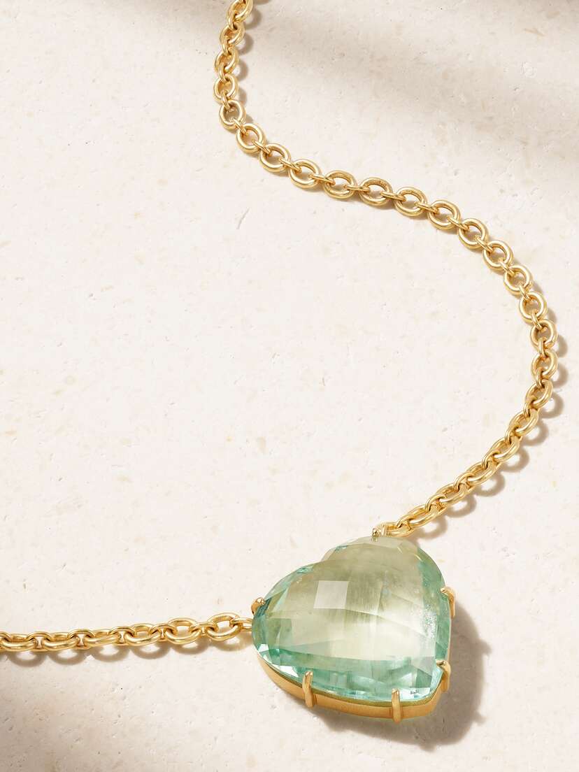 Irene Neuwirth Love 18-karat Gold Beryl Necklace