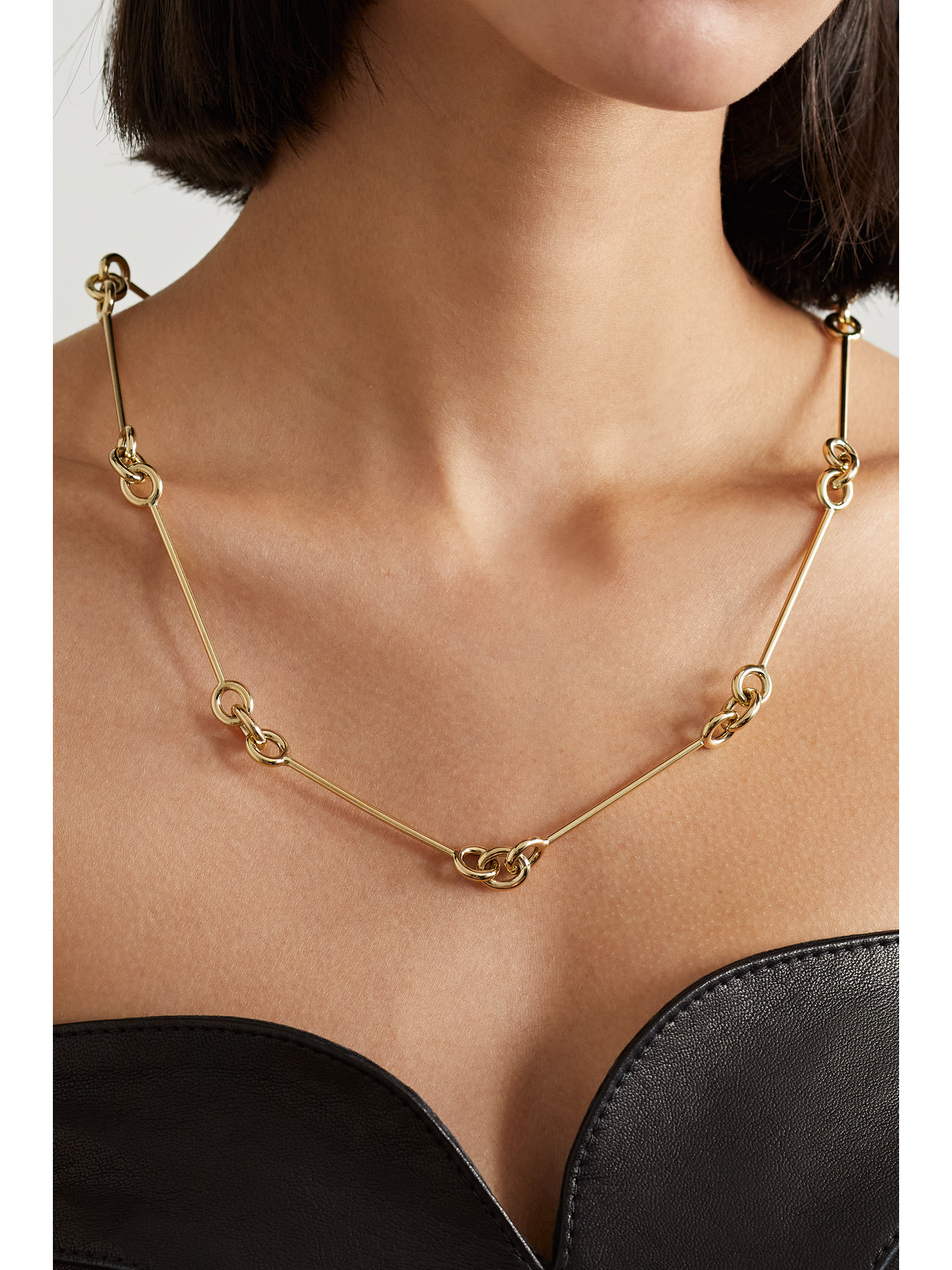 Shop Lauren Rubinski 14-karat Gold Necklace