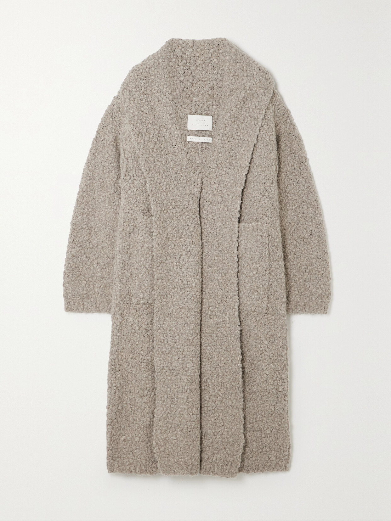 Lauren Manoogian Berber Alpaca-blend Coat In Neutrals