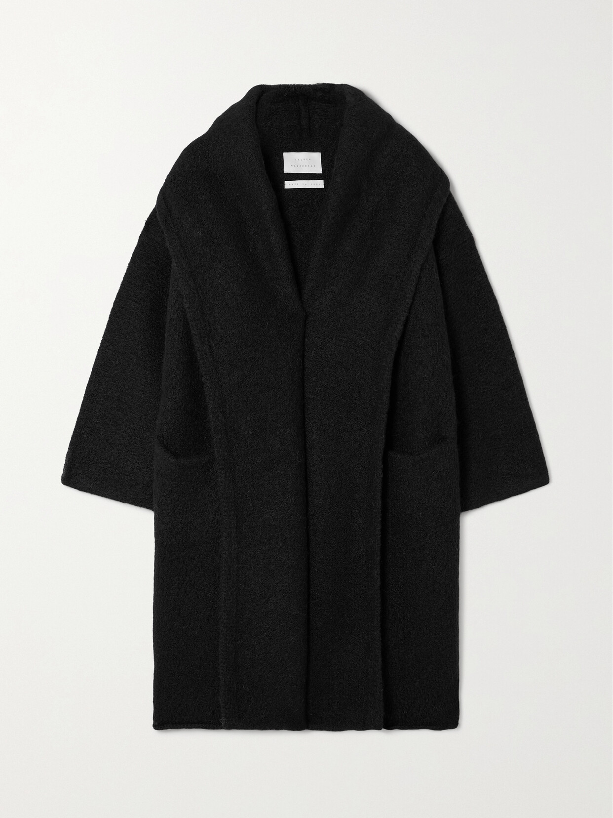 Lauren Manoogian - + Net Sustain Capote Alpaca-blend Coat - Black