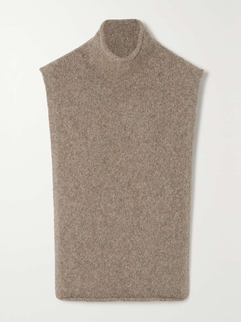 Lauren Manoogian + Net Sustain Alpaca-blend Turtleneck Sweater