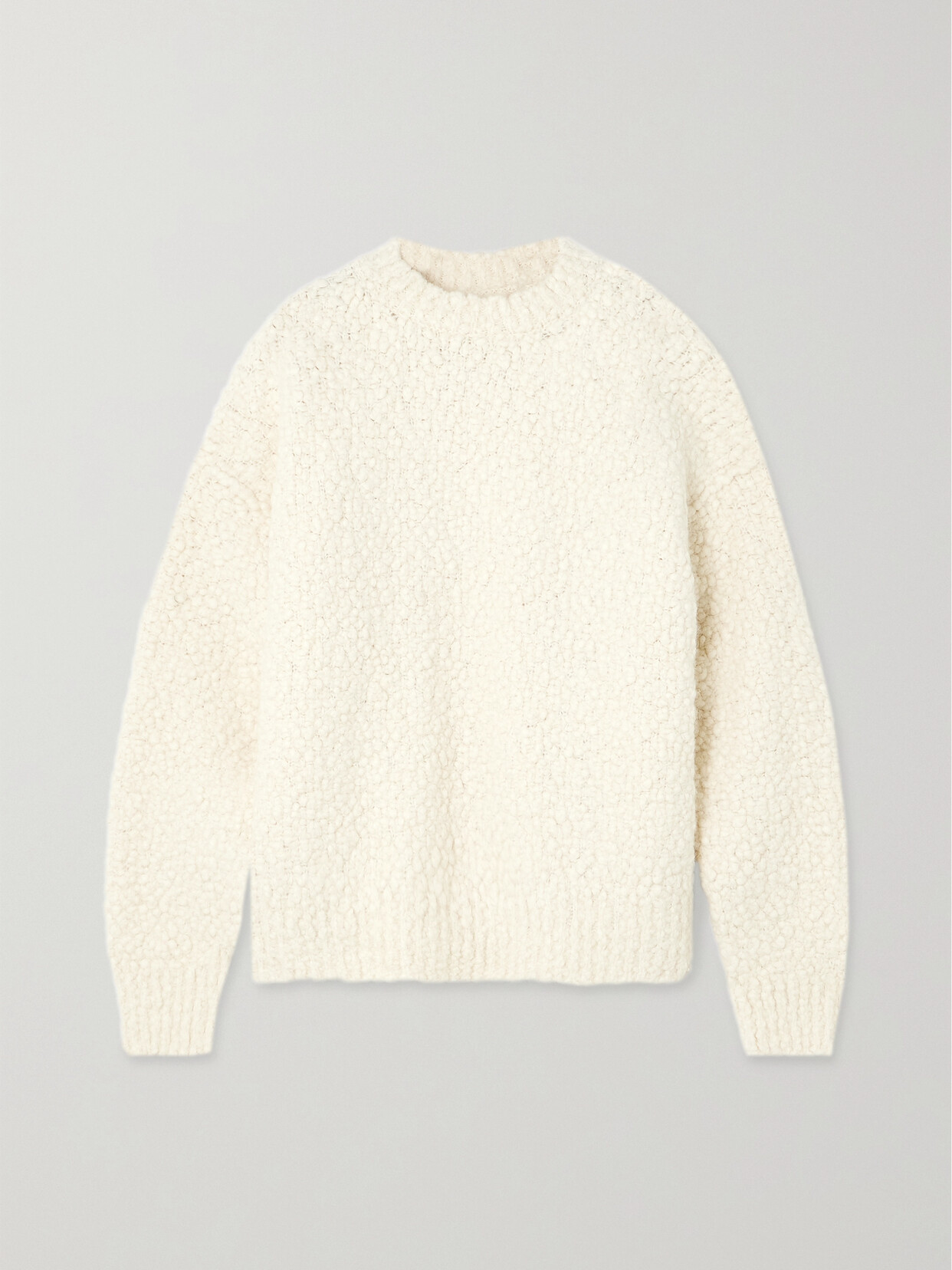 Lauren Manoogian - + Net Sustain Berber Oversized Alpaca-blend Bouclé Sweater - Cream