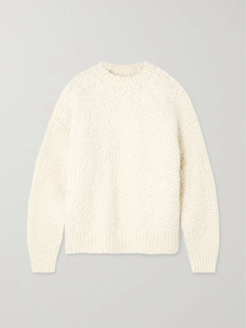 Lauren Manoogian + Net Sustain Berber Oversized Alpaca-blend Bouclé Sweater