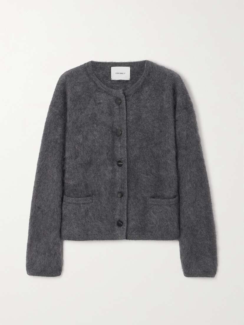 Lisa Yang Kiana Brushed-cashmere Cardigan