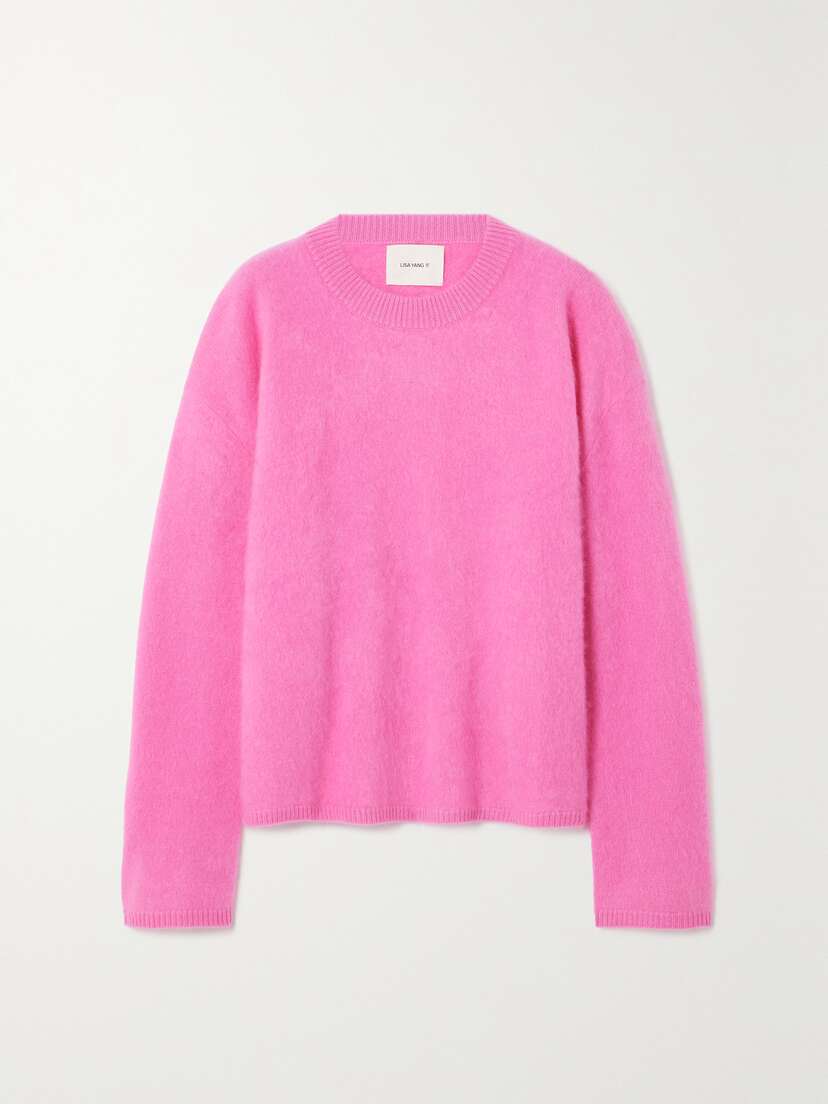 Lisa Yang Natalia Brushed-cashmere Sweater