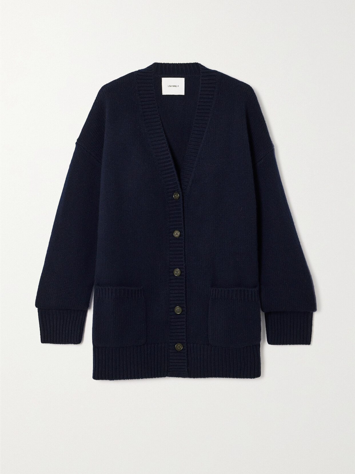 LISA YANG - Morgan Cashmere Cardigan - Blue