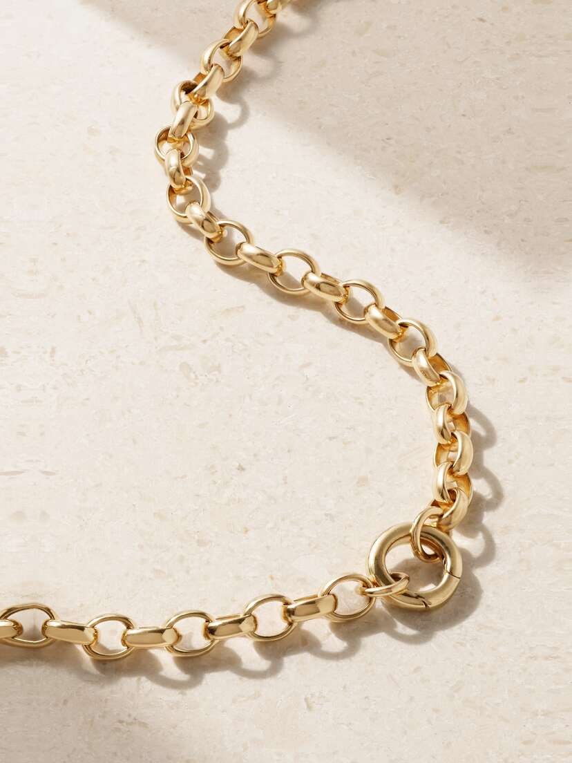 Foundrae Heavy 18-karat Gold Necklace