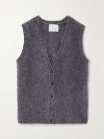 LISA YANG Astrid Brushed Cashmere Vest