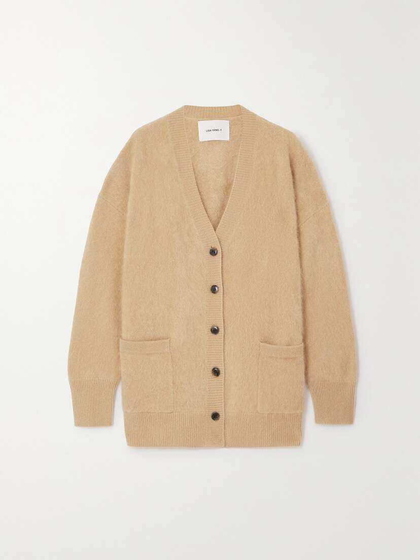 Lisa Yang Malena Brushed Cashmere Cardigan
