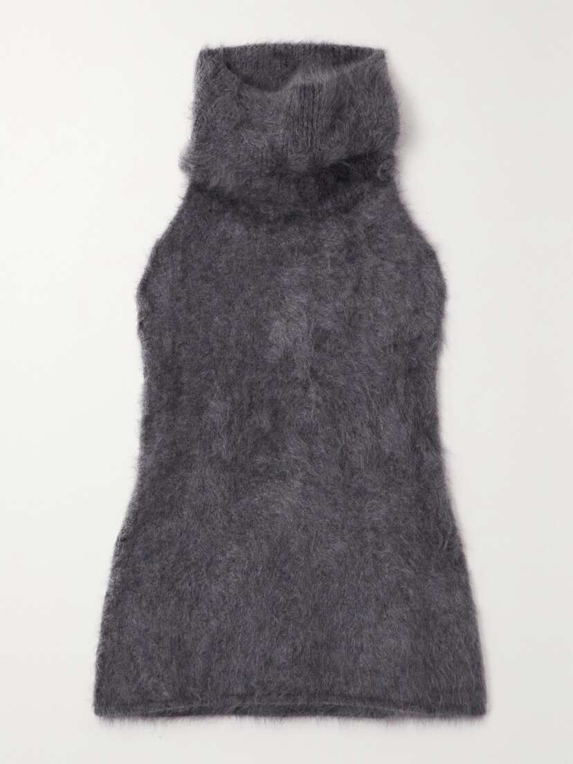 Lisa Yang Lauretta Brushed Cashmere Turtleneck Tank