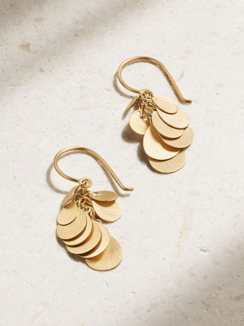 Sia Taylor Petals 18-karat Gold Earrings