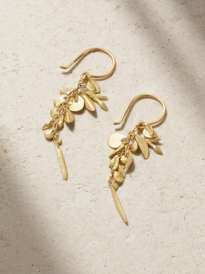 Sia Taylor Meadow Short 18-karat Gold Earrings