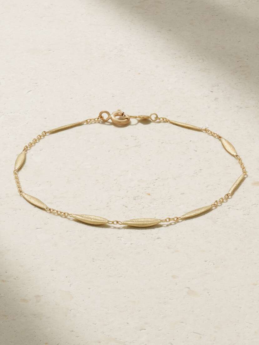 Sia Taylor Grass Seeds 18-karat Gold Bracelet