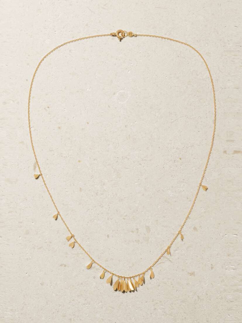 Sia Taylor Tiny Golden Wings 18-karat Gold Necklace
