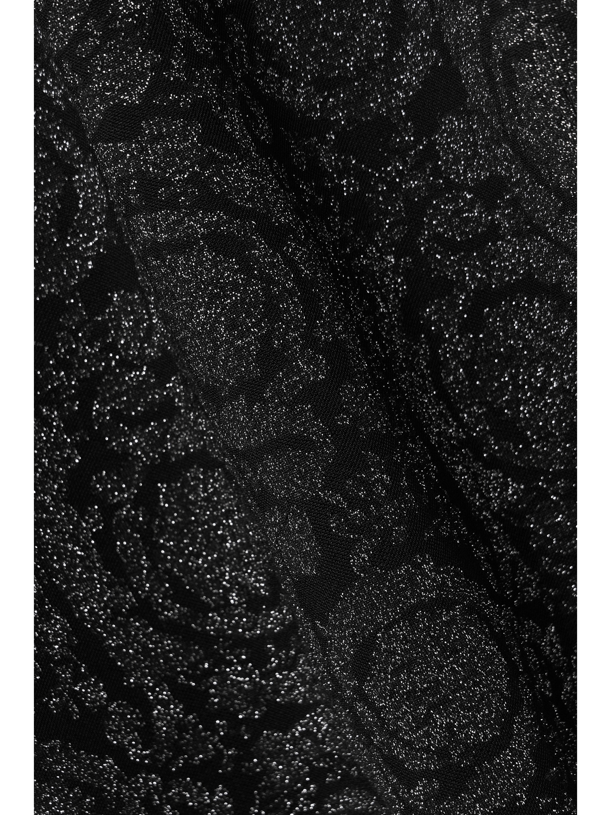 Versace Embellished metallic jacquard-knit dress